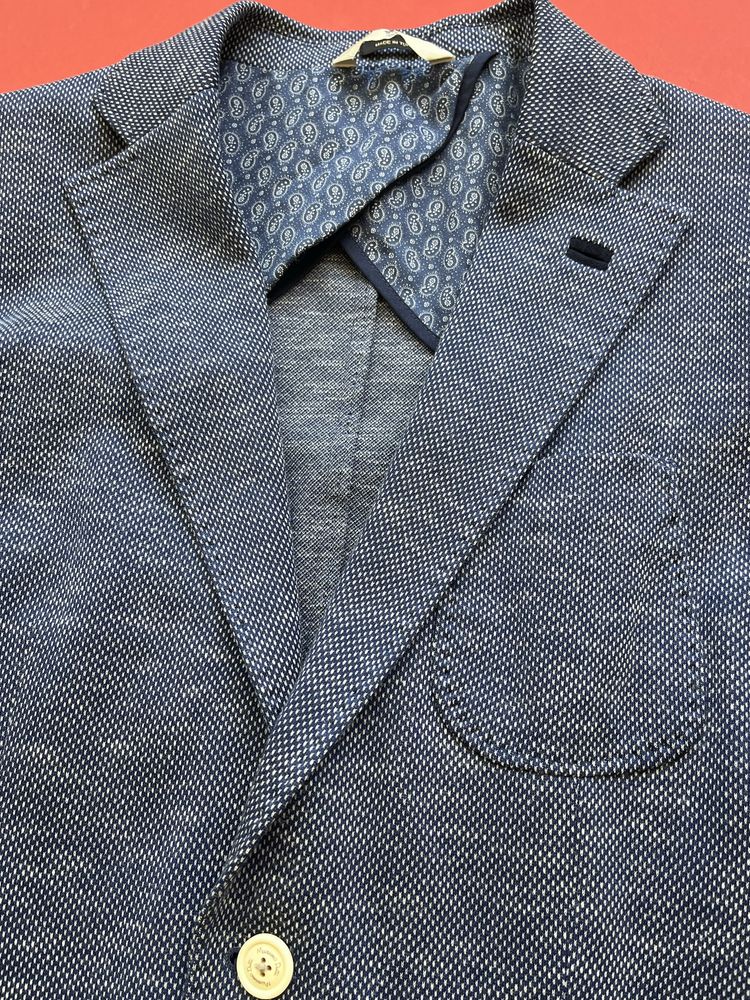 Massimo Dutti -Extrafine Cotton- Спортно сако размер М Slim / Оригинал
