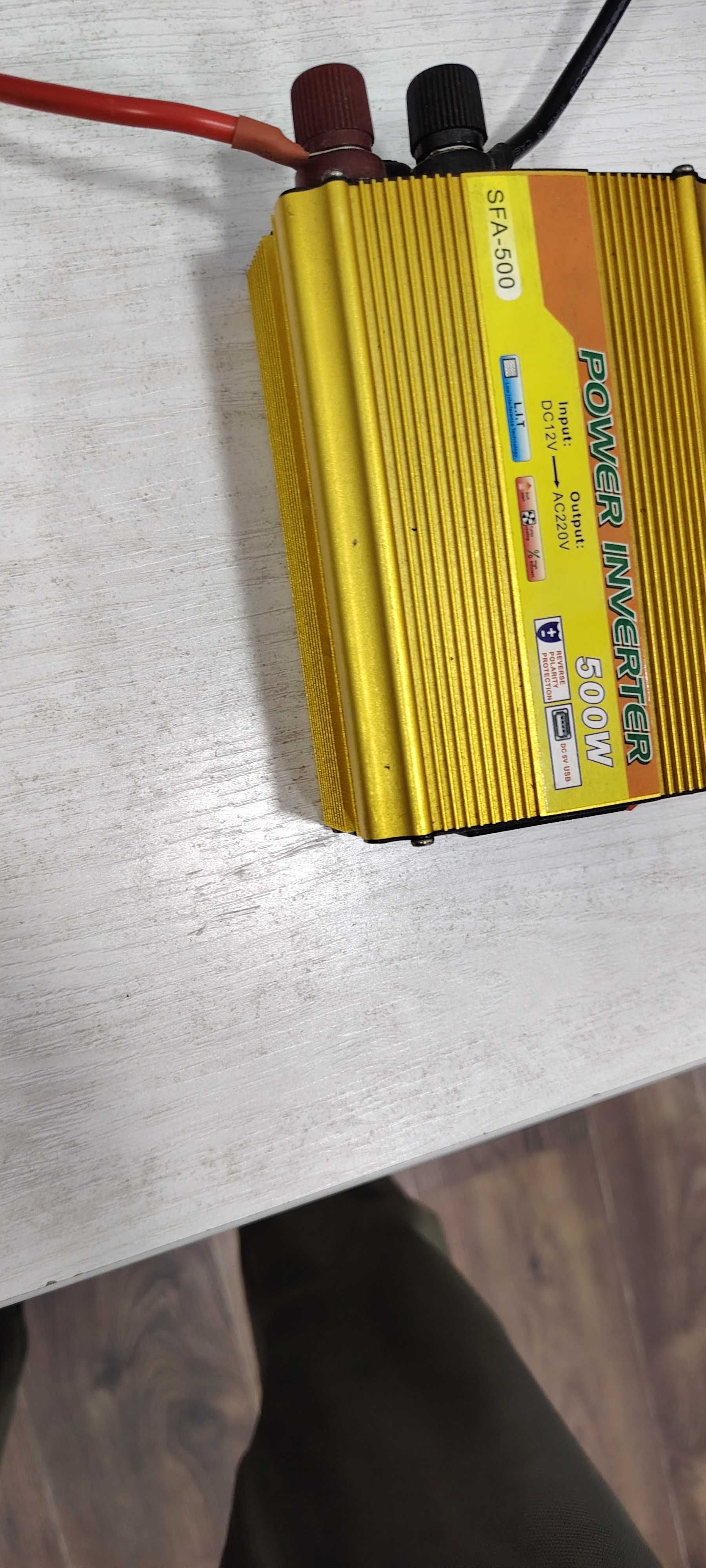 Invertor 500w  12voltdan dan 220 voltga