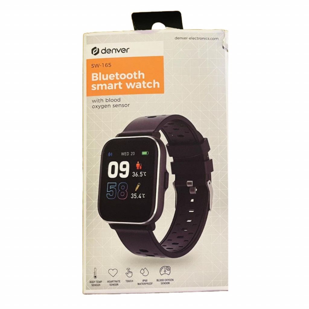 Denver SW-165 bluetooth смарт часовник със сензори за телесна температ