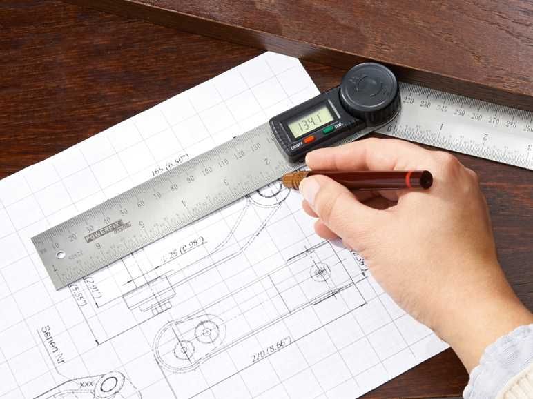 Raportor digital DIN INOX aparat masurat unghiuri - nou, din Germania