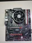 Материнская плата MSI B450 + проц