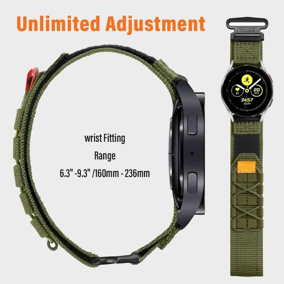 MILITARY Каишка за Huawei Watch/Samsung/Apple/Xiaomi/Garmin/Amazfit