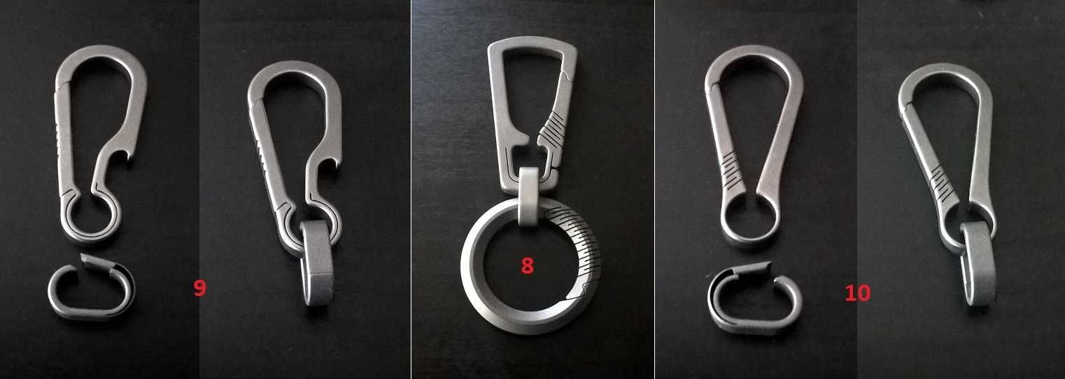 Breloc - Set Carabiniera Titan cu Conector si Inel -Briceag Victorinox