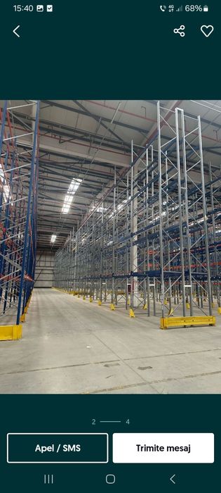 Vând rafturi metalice industriale profesionale
