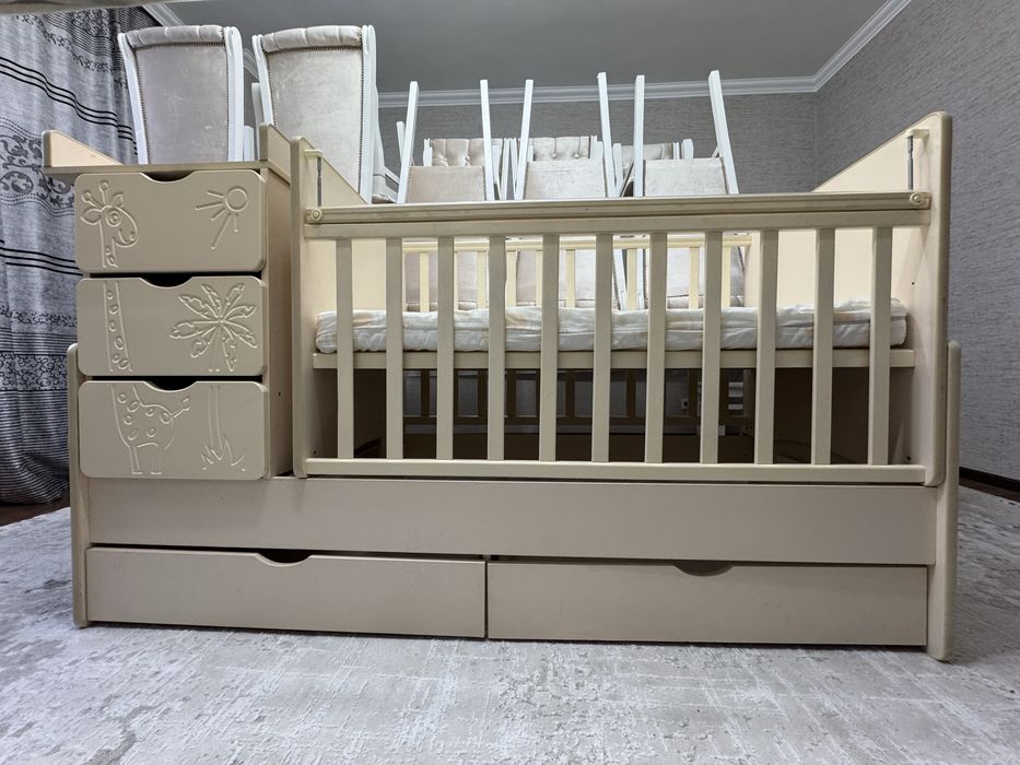 Детская кровать. Манеж. Трансформер 3 в 1