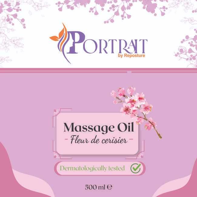 Ulei De Masaj Profesional marca Portrait Flori De Cireș