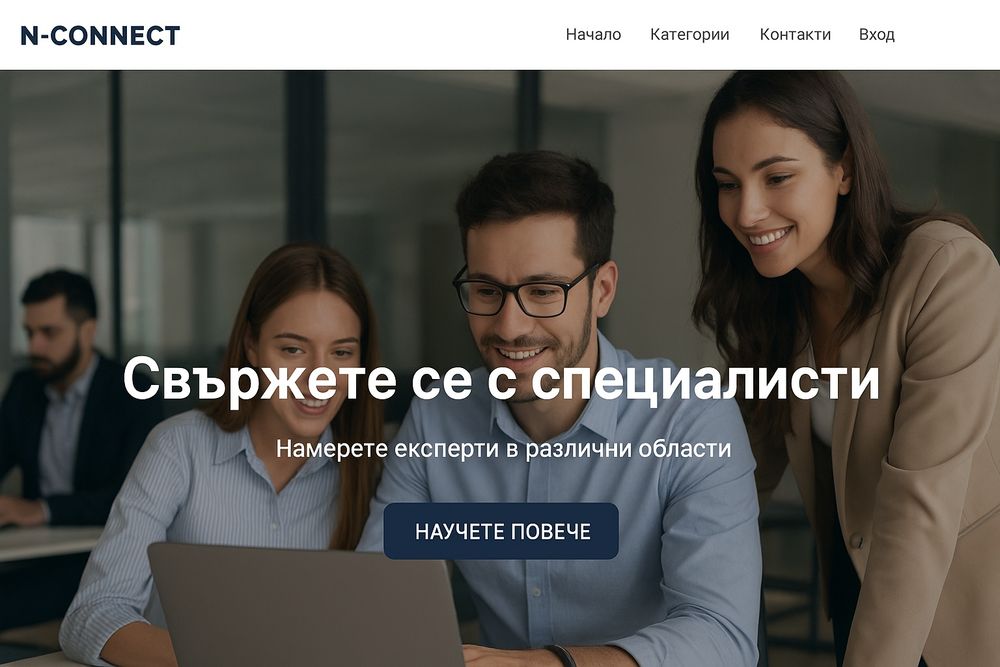 Безплатно посредничество в областта на услугите и търговията.