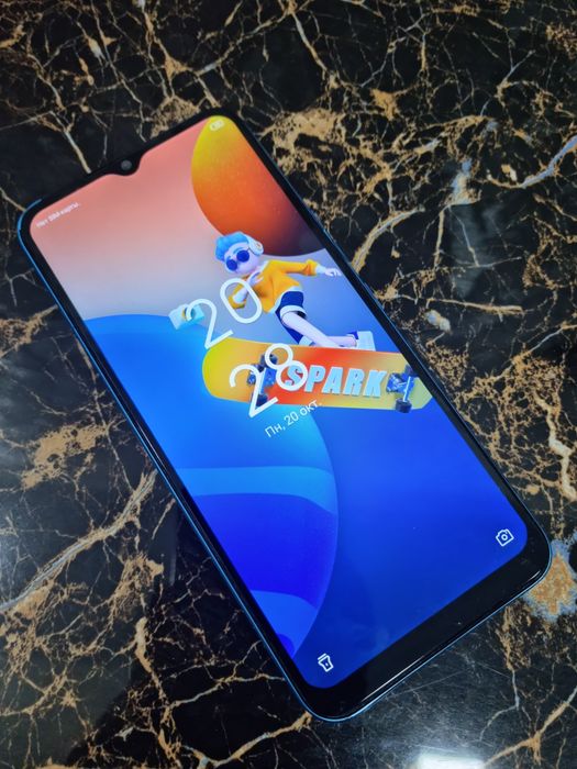Продаю Tecno Spark 9, память 4+3/64, версия андроида 12, 5.000mah