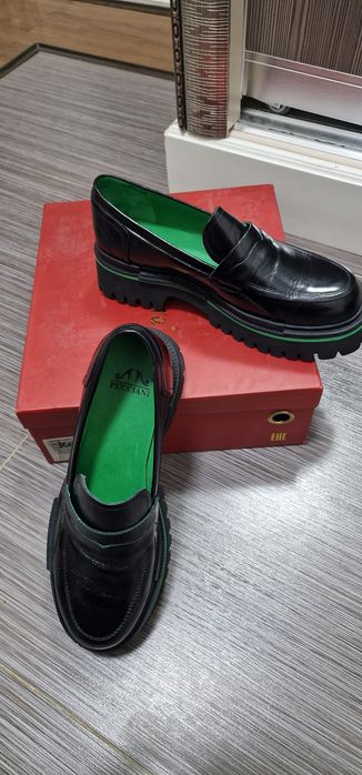 Туфли  (лоферы)женские кожаные