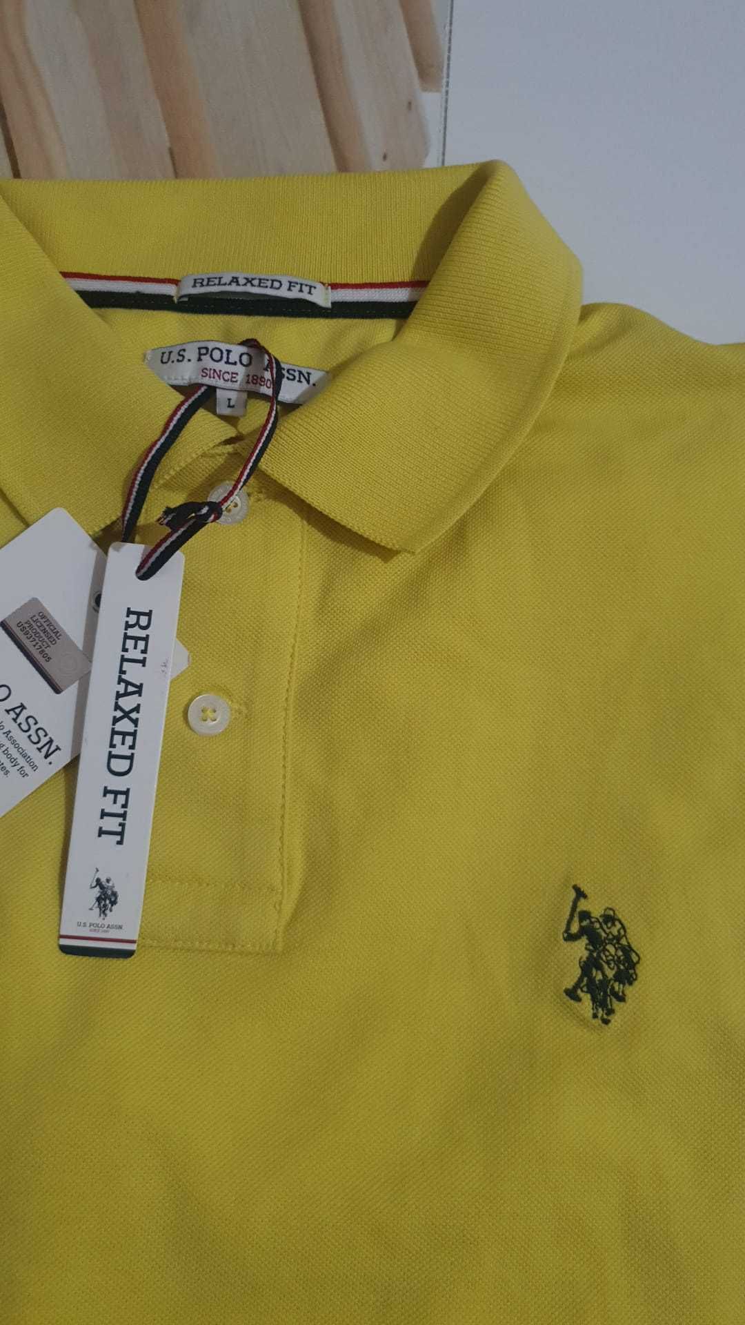 Vand tricou barbat US Polo ASSN masura L original nou cu eticheta