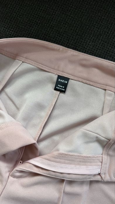Панталон Shein - цвят бебешко розово