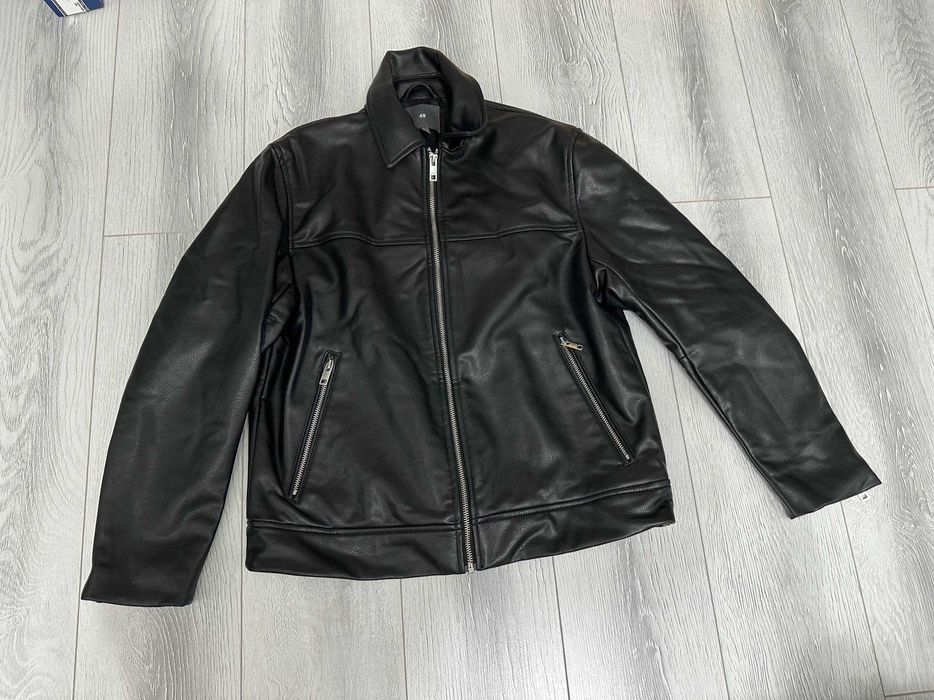 Кожанка куртка мужская