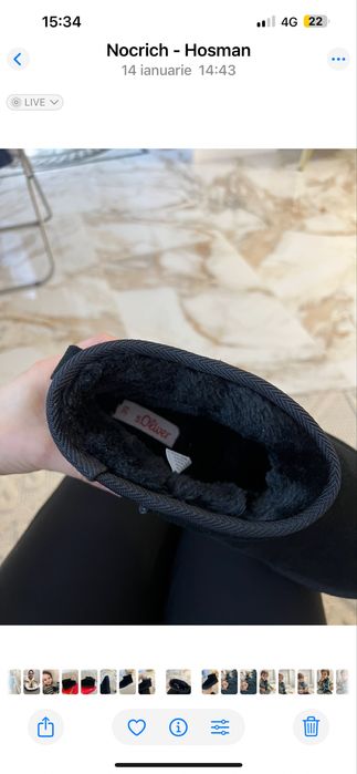 UGG piele nr 40 sunt noi.
