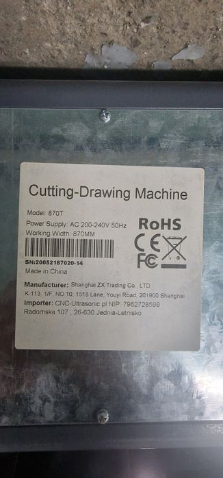 Ploter cuter model 870T