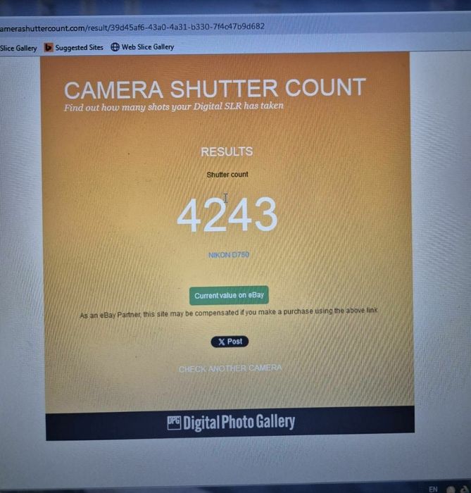 Nikon d750 на под 5000 кадъра