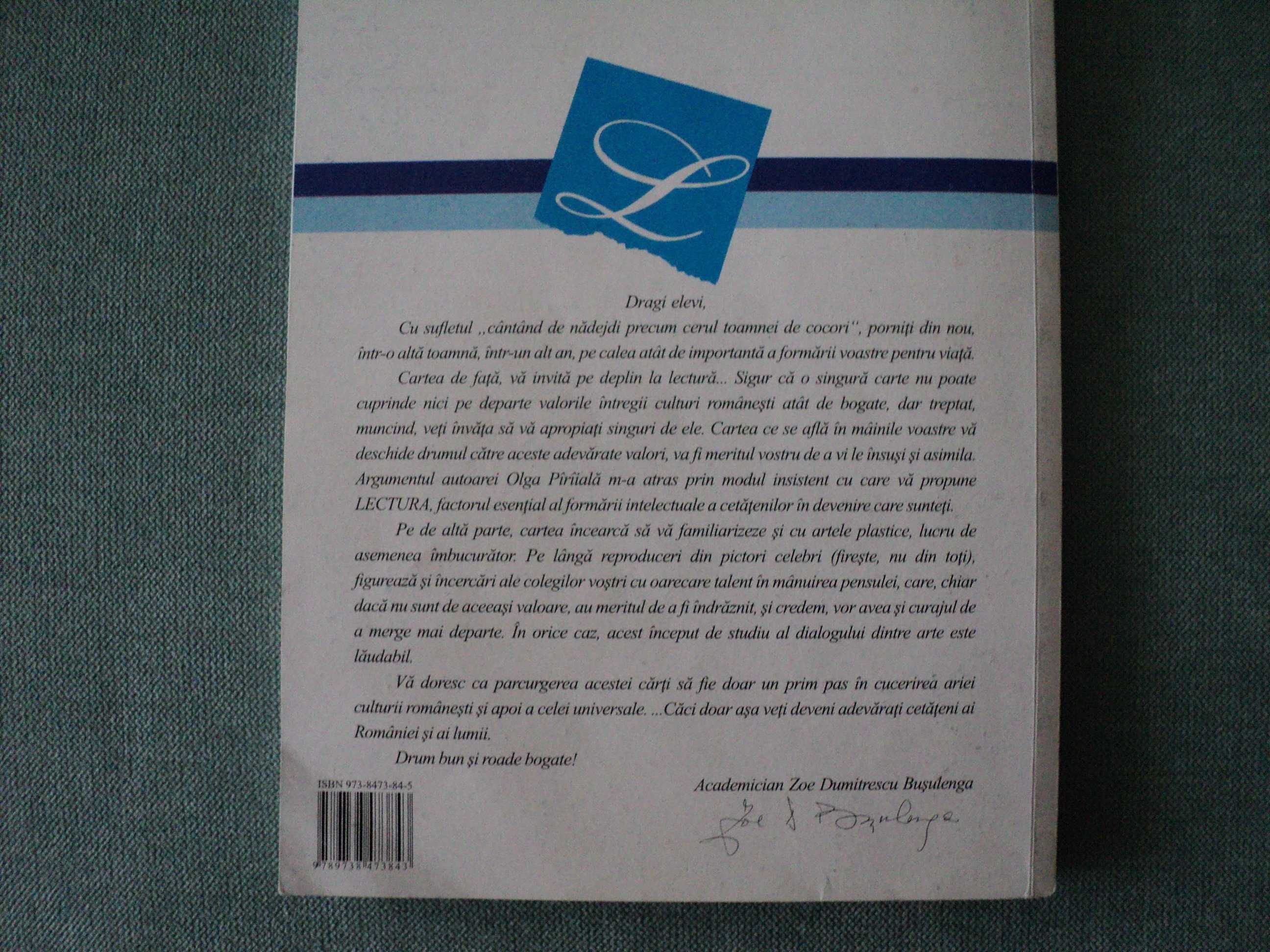 Manual complementar LITERATURA PENTRU COPII, clasa IV