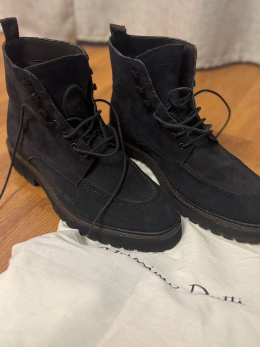 Massimo Dutti / Ghete Elegante / Piele Întoarsă