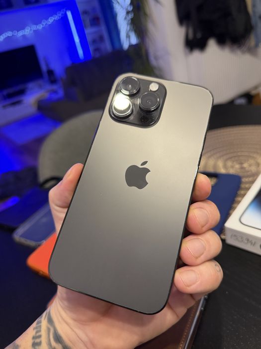 Iphone 14 pro max space black 128 gb