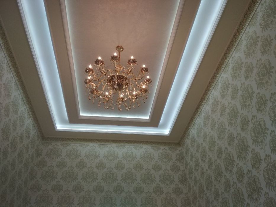 Kafel va gepsakarton qilaman.