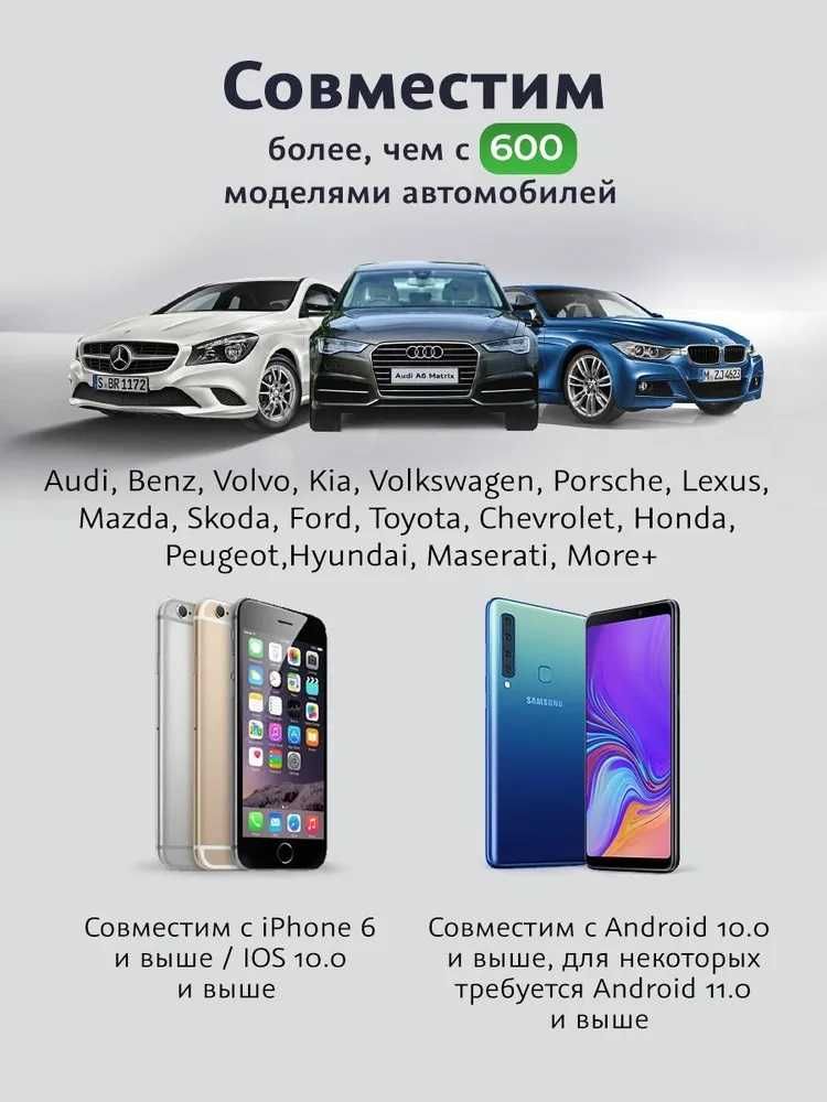 Новинка CarlinKit TBox Ambient 6225 8/128G беспроводной CarPlay/AA