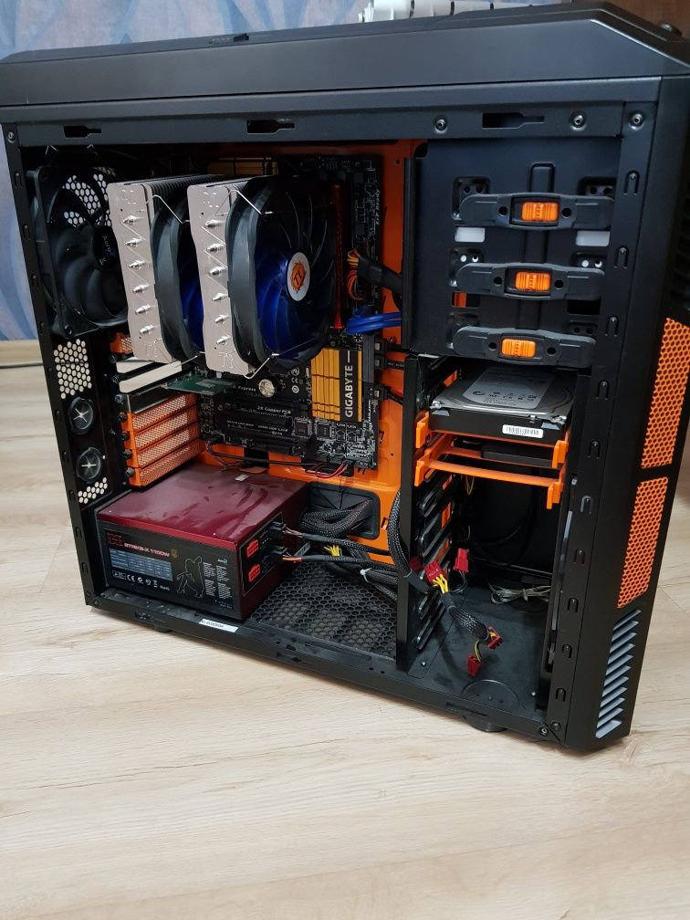 Компьютер: i7 4790k, 16gb ram, 120gb ssd m.2, 2tb hdd.