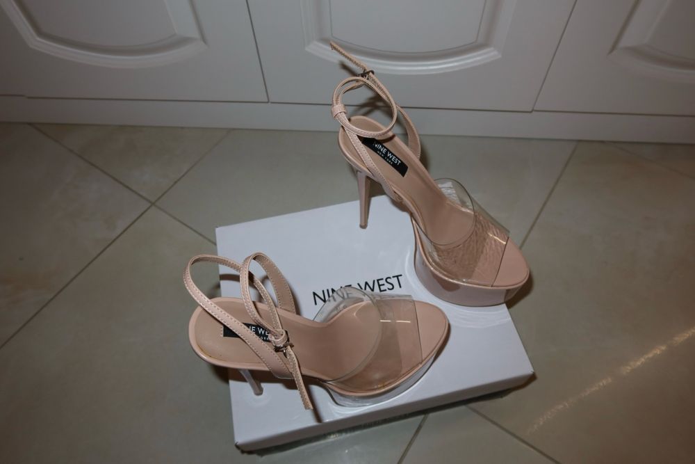 Дамски сандали на висок ток 36/37 номер Nine West