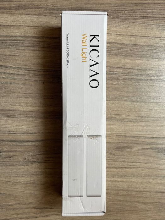Модерен LED стенен аплик KICAAO – 2 броя (15.7 инча, 20W, 3000K)