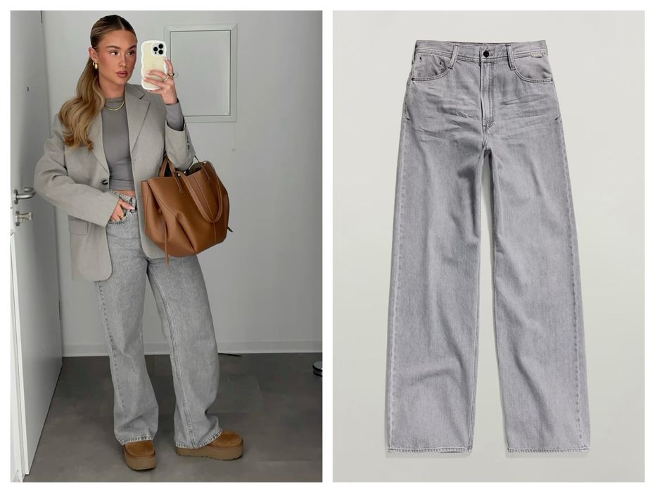 G-star Stray Ultra High Straight прави дънки широк крачол