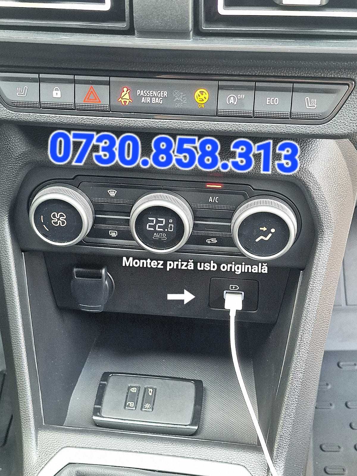 Dacia Jogger Logan Sandero reverse camera video marsarier Usb priza