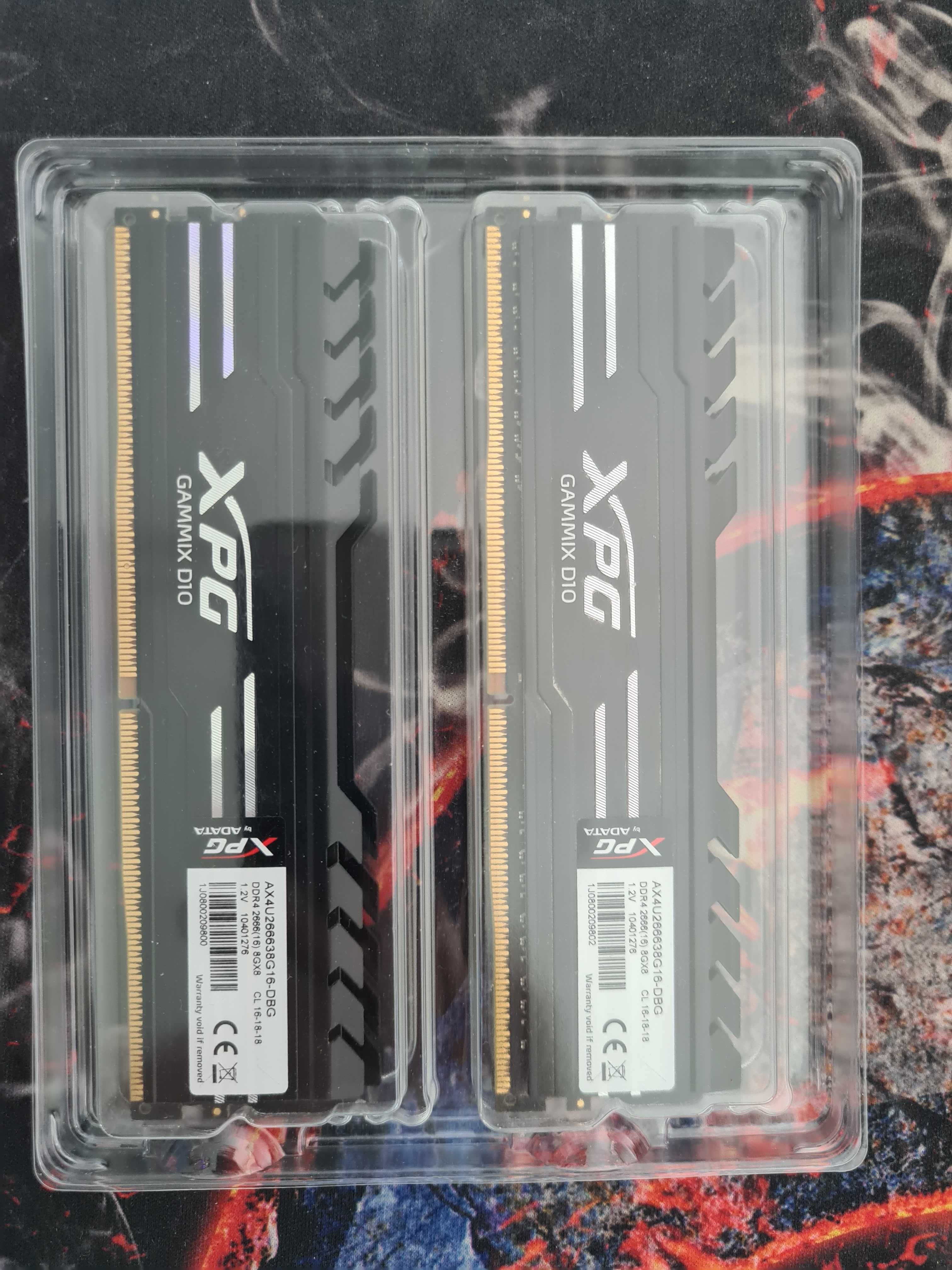 Memorie RAM Gaming XPG GAMMIX D10 DDR4 QUAD KIT 32GB 2666MHz (4 X 8GB)