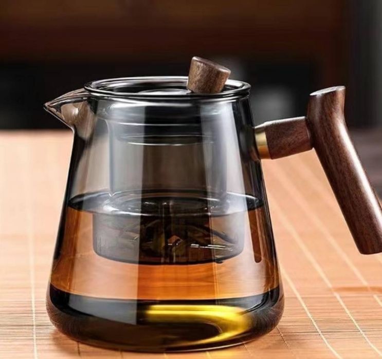 Чайник из жаропрочного стекла