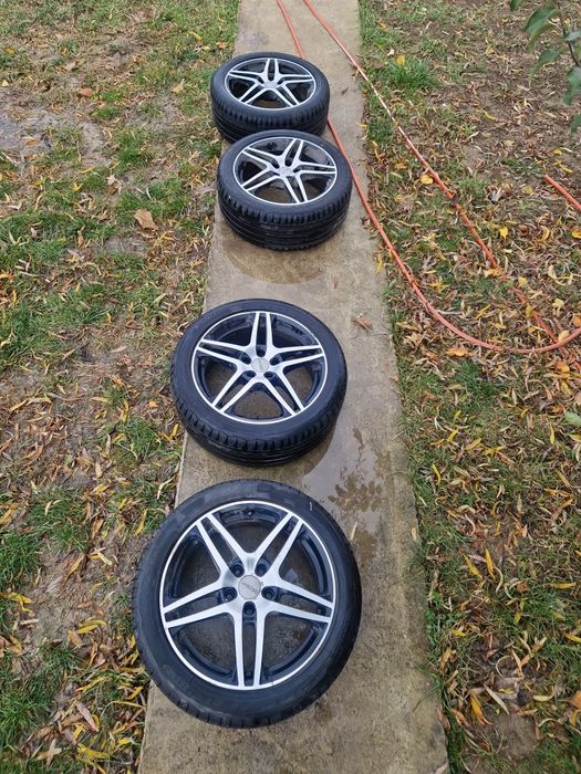 Set 4 jante aliaj Dezent 17” + anvelope Firestone 225/45 R17