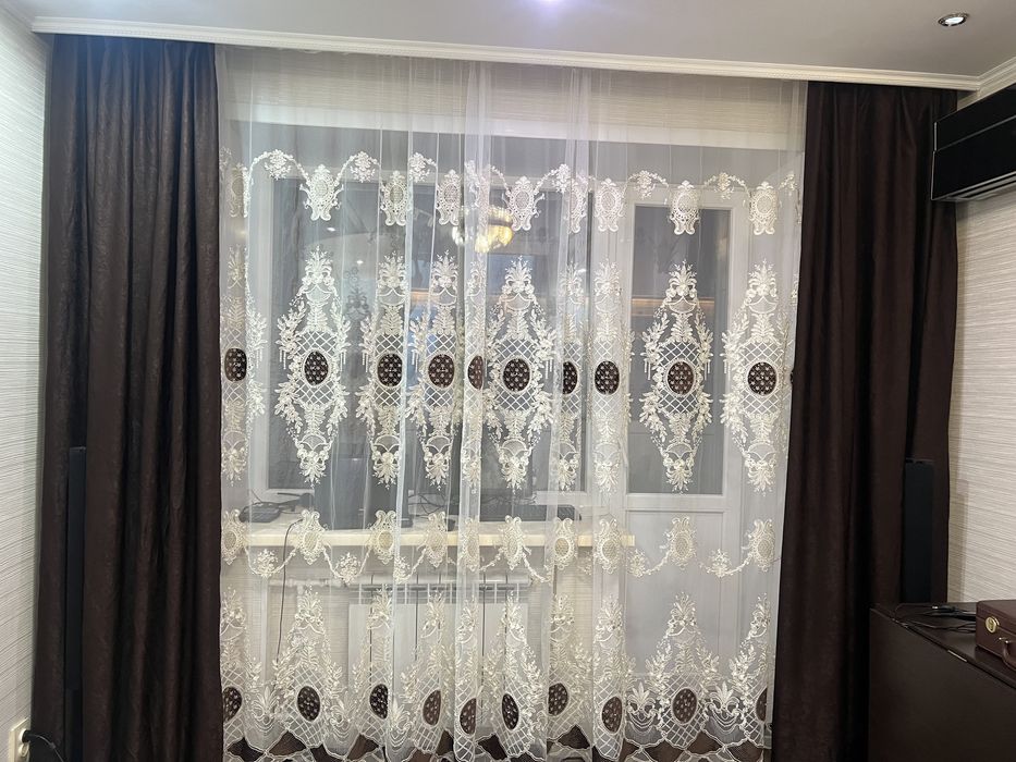 Шторы комплект в зал