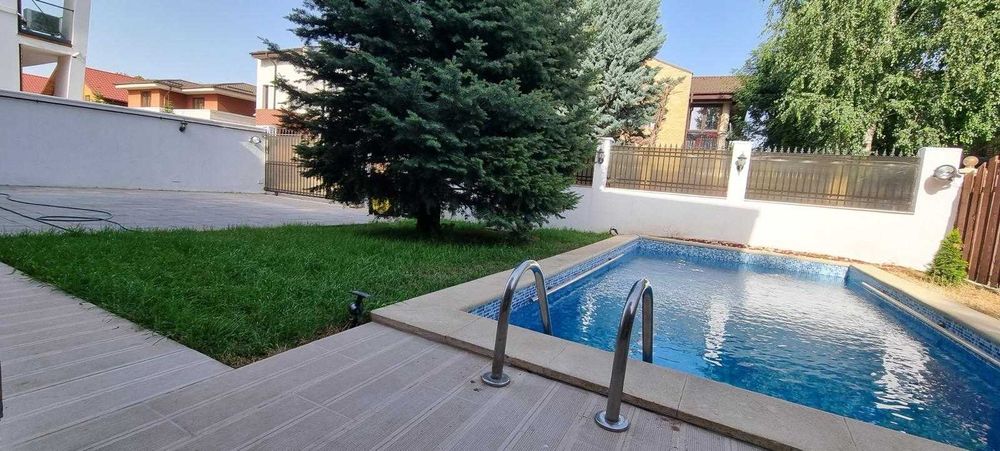 De Inchiriat vila cu piscina, mobilată  in Pipera, str. Drumul Negru