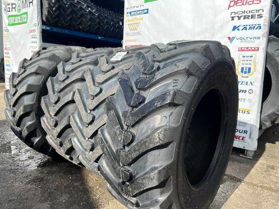 Anvelope noi 17.5L-24 cu 14 pliuri industriale marca OZKA pt buldo