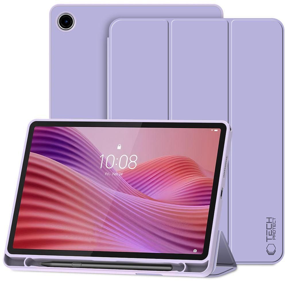 Tech-protect sc pen за lenovo tab 10.1 tb-311 – лилав