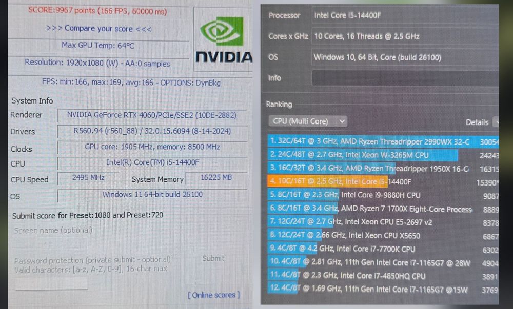 MSI Pc gaming i5 14400F 4.7GHz RTX 4060 16GB DDR5 1TB NVMe
