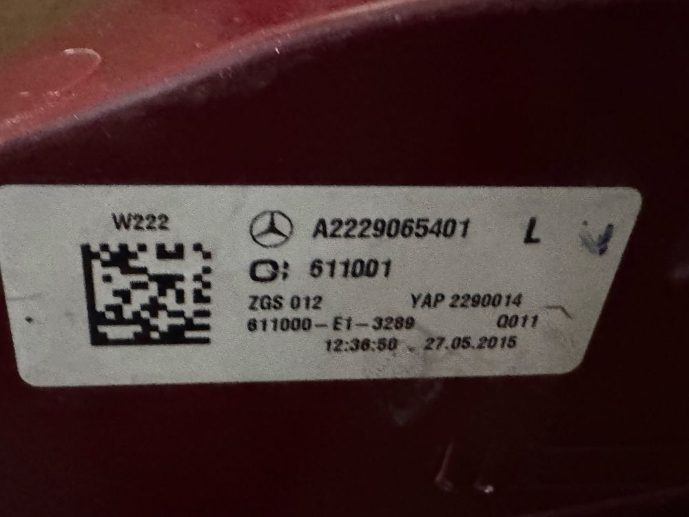 Оригинален Ляв стоп Mercedes W222 S-Class (2013-2017г.)