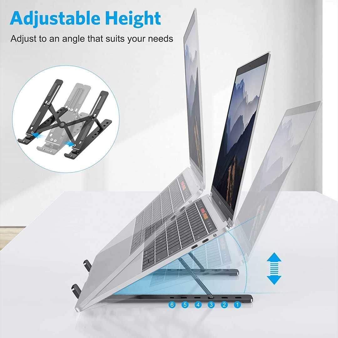 Suport pentru laptop, Ajustabil 7 Trepte, saculet portabil inclus