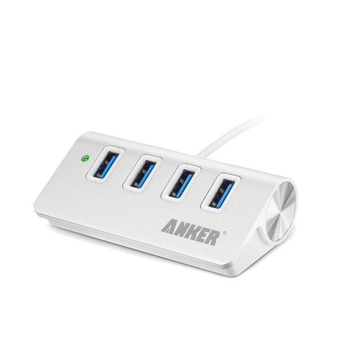 Anker USB 3.0 Hub с 4 USB-A извода, до 5000 Mbit/s (3.1 Gen 1)