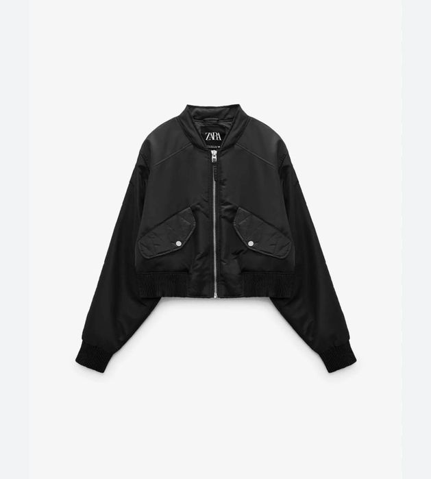 Черно яке Зара бомбър