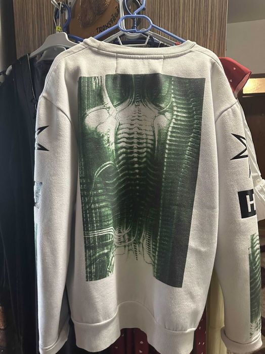 HBA Hood By Air Maneca Lunga Alien/X-ray Xray Alba (Original, Grailed)