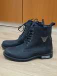 Cizme moto piele nabuc 43 merg 44