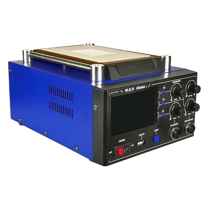 Станция за запояване WEP 853AAA-I с вграден вакуумен сепаратор 9