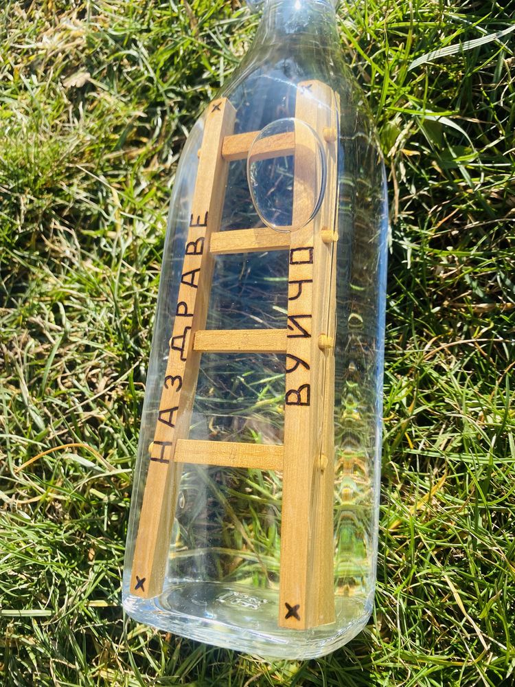 Сувенир фигури рибки в бутилка, стъклени шише, подарък