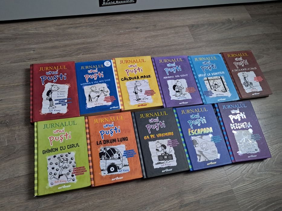 Carțile Jurnalul unui puști 1,2,4,5,6,7,8,9,10,12,13
