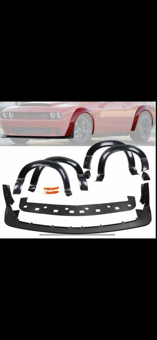 Dodge Challenger Тунинг пакет, преден лип , долна част на задна броня