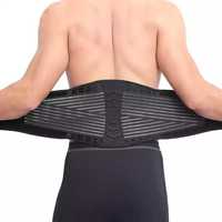 Centura suport trapezoidala pentru spate, protejeaza zona lombara.