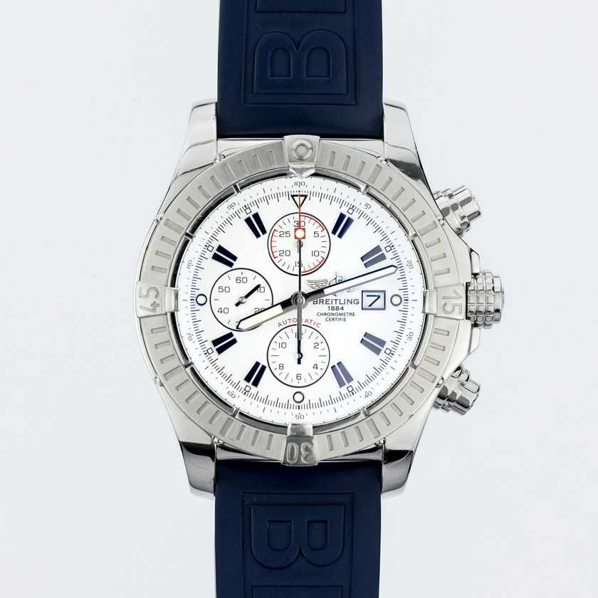 Breitling Super Avenger 48 A13370 White dial