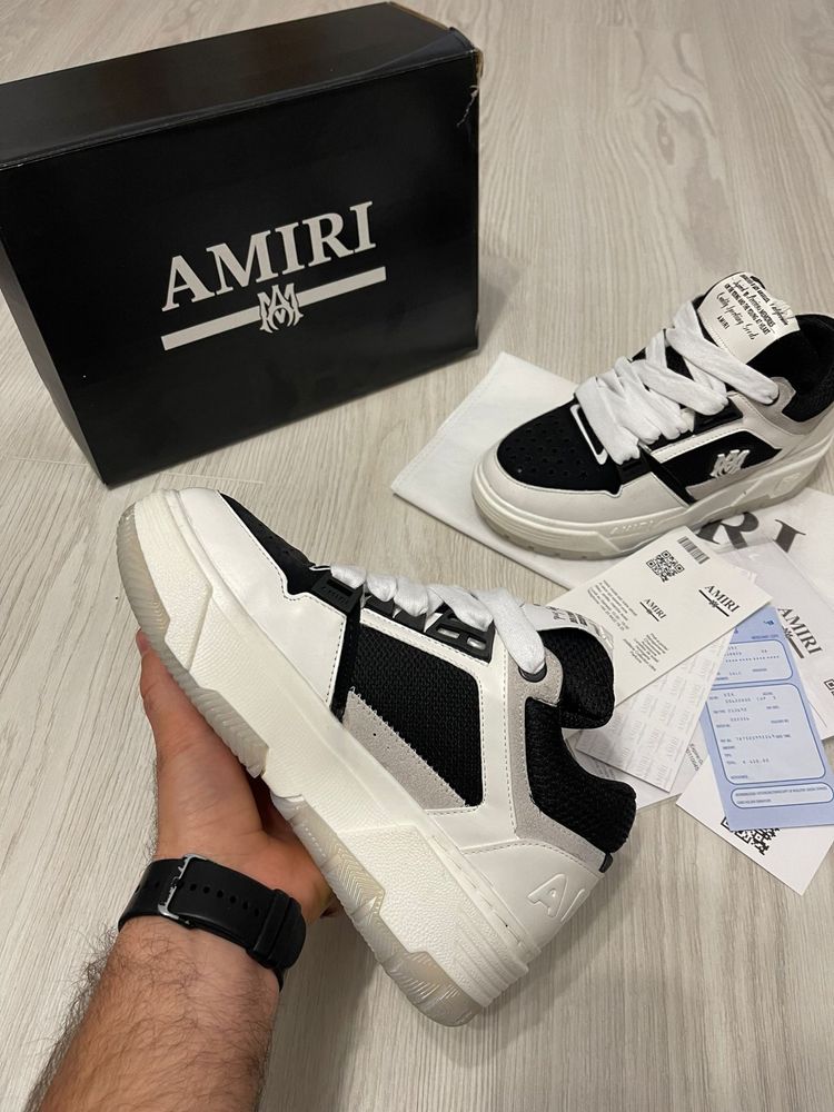 Adidasi Amiri Negru | Alb | Model nou 2025